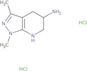 1,3-Dimethyl-1H,4H,5H,6H,7H-pyrazolo[3,4-b]pyridin-5-amine dihydrochloride