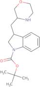 tert-Butyl 3-[(morpholin-3-yl)methyl]-2,3-dihydro-1H-indole-1-carboxylate