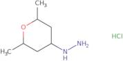 (2,6-Dimethyloxan-4-yl)hydrazine hydrochloride