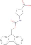 4-({[(9H-Fluoren-9-yl)methoxy]carbonyl}amino)cyclopent-1-ene-1-carboxylic acid