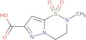 2-Methyl-1,1-dioxo-3,4-dihydropyrazolo[1,5-e][1,2,5]thiadiazine-7-carboxylic acid