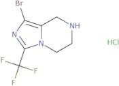 1-Bromo-3-(trifluoromethyl)-5H,6H,7H,8H-imidazo[1,5-a]pyrazine hydrochloride