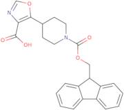 5-(1-{[(9H-Fluoren-9-yl)methoxy]carbonyl}piperidin-4-yl)-1,3-oxazole-4-carboxylic acid