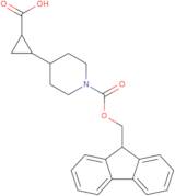 rac-(1R,2S)-2-(1-{[(9H-Fluoren-9-yl)methoxy]carbonyl}piperidin-4-yl)cyclopropane-1-carboxylic acid