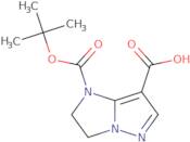 1-[(tert-Butoxy)carbonyl]-1H,2H,3H-pyrazolo[1,5-a]imidazole-7-carboxylic acid