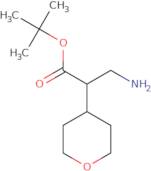 tert-Butyl 3-amino-2-(oxan-4-yl)propanoate