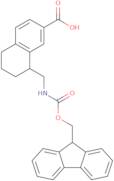 8-[({[(9H-Fluoren-9-yl)methoxy]carbonyl}amino)methyl]-5,6,7,8-tetrahydronaphthalene-2-carboxylic a…