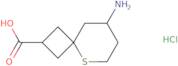 8-Amino-5-thiaspiro[3.5]nonane-2-carboxylic acid hydrochloride