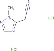 2-(1-Methyl-1H-1,2,4-triazol-5-yl)acetonitrile dihydrochloride