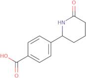 4-(6-Oxopiperidin-2-yl)benzoic acid