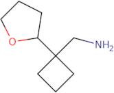 [1-(Oxolan-2-yl)cyclobutyl]methanamine