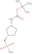 rac-tert-Butyl N-[(1R,3S)-3-(sulfamoylmethyl)cyclopentyl]carbamate