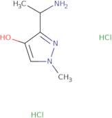 3-(1-Aminoethyl)-1-methyl-1H-pyrazol-4-ol dihydrochloride