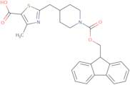 2-[(1-{[(9H-Fluoren-9-yl)methoxy]carbonyl}piperidin-4-yl)methyl]-4-methyl-1,3-thiazole-5-carboxyli…