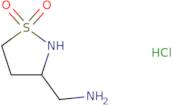 3-​Isothiazolidinemetha​namine 1,​1-​dioxide hydrochloride