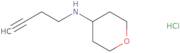 N-(But-3-yn-1-yl)oxan-4-amine hydrochloride