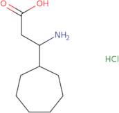 3-Amino-3-cycloheptylpropanoic acid hydrochloride