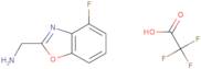 (4-Fluoro-1,3-benzoxazol-2-yl)methanamine, trifluoroacetic acid