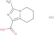 3-Methyl-5H,6H,7H,8H-imidazo[1,5-a]pyridine-1-carboxylic acid hydrochloride