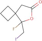 5-Fluoro-5-(iodomethyl)-6-oxaspiro[3.4]octan-7-one