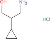 3-Amino-2-cyclopropylpropan-1-ol hydrochloride