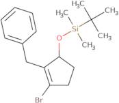 (2-Benzyl-3-bromocyclopent-2-en-1-yl)oxy-tert-butyl-dimethylsilane