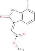 Methyl 2-[(3Z)-7-fluoro-2-oxo-2,3-dihydro-1H-indol-3-ylidene]acetate