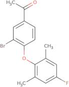 1-[3-Bromo-4-(4-fluoro-2,6-dimethyl-phenoxy)phenyl]ethanone