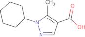1-Cyclohexyl-5-methyl-1H-pyrazole-4-carboxylic acid