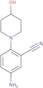 5-Amino-2-(4-hydroxypiperidin-1-yl)benzonitrile