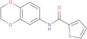 N-(2,3-Dihydro-1,4-benzodioxin-6-yl)thiophene-2-carboxamide