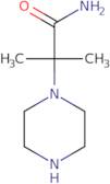 2-Methyl-2-(piperazin-1-yl)propanamide