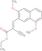 (E)-ethyl 2-cyano-3-(3,8-dimethoxynaphthalen-2-yl)acrylate