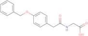 2-{2-[4-(Benzyloxy)phenyl]acetamido}acetic acid