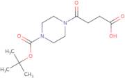 4-{4-[(tert-Butoxy)carbonyl]piperazin-1-yl}-4-oxobutanoic acid