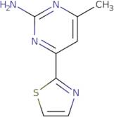 4-Methyl-6-(1,3-thiazol-2-yl)pyrimidin-2-amine