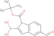 (1-(tert-Butoxycarbonyl)-5-formyl-1H-indol-2-yl)boronic acid