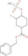 Benzyl (3S,4R)-3-fluoro-4-methylsulfonyloxypiperidine-1-carboxylate