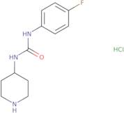 3-(4-Fluorophenyl)-1-(piperidin-4-yl)ureahydrochloride