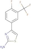 4-[4-Fluoro-3-(trifluoromethyl)phenyl]-1,3-thiazol-2-amine