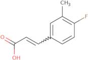 (2E)-3-(4-Fluoro-3-methylphenyl)prop-2-enoic acid
