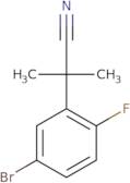 2-(5-Bromo-2-fluorophenyl)-2-methylpropanenitrile