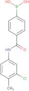 4-[(3-Chloro-4-methylphenyl)carbamoyl]benzeneboronic acid