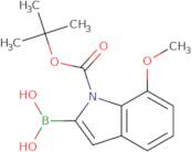 7-Methoxy-1H-indole-2-boronic acid, N-BOC protected
