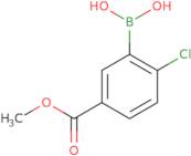 2-Chloro-5-(methoxycarbonyl)benzeneboronic acid