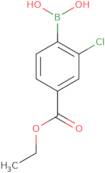 2-Chloro-4-(ethoxycarbonyl)benzeneboronic acid