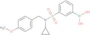 3-[N-Cyclopropyl-N-(4-methoxybenzyl)sulphamoyl]benzeneboronic acid