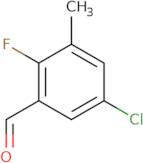 5-Chloro-2-fluoro-3-methylbenzaldehyde