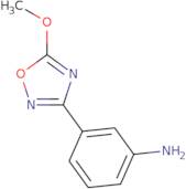 3-(5-Methoxy-1,2,4-oxadiazol-3-yl)aniline