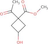 Methyl 1-acetyl-3-hydroxycyclobutane-1-carboxylate